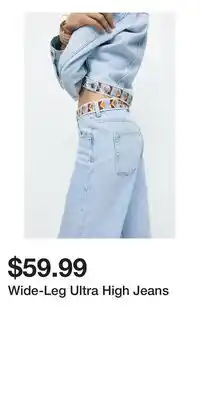 H&M Wide-Leg Ultra High Jeans offer
