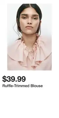 H&M Ruffle-Trimmed Blouse offer
