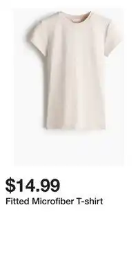H&M Fitted Microfiber T-shirt offer