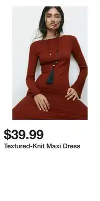 H&M Textured-Knit Maxi Dress offer