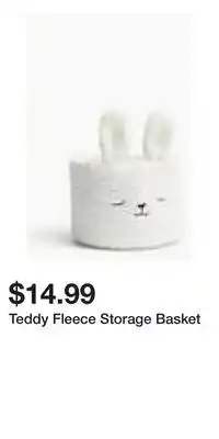 H&M Teddy Fleece Storage Basket offer