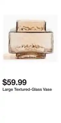 H&M Large Textured-Glass Vase offer