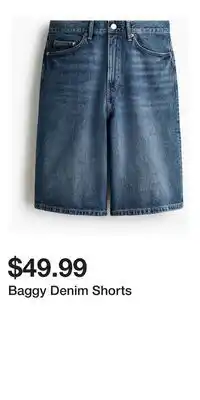 H&M Baggy Denim Shorts offer