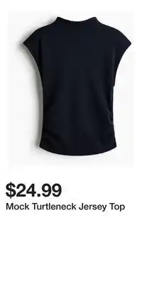 H&M Mock Turtleneck Jersey Top offer