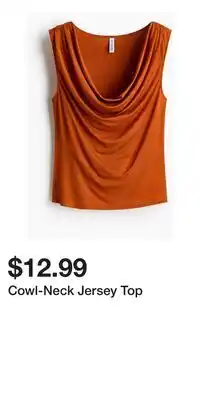 H&M Cowl-Neck Jersey Top offer