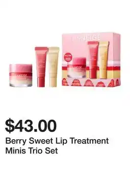 Sephora Berry Sweet Lip Treatment Minis Trio Set offer