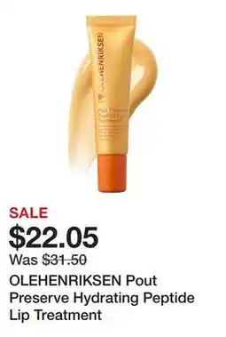 Sephora OLEHENRIKSEN Pout Preserve Hydrating Peptide Lip Treatment offer
