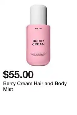 Sephora Berry Cream Hair and Body Mist offer