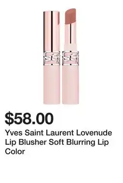 Sephora Yves Saint Laurent Lovenude Lip Blusher Soft Blurring Lip Color offer