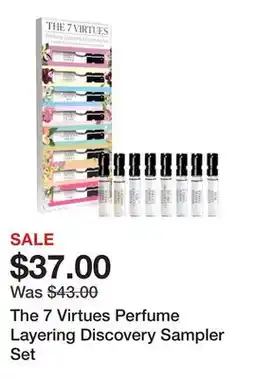 Sephora The 7 Virtues Perfume Layering Discovery Sampler Set offer