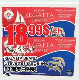 Btrust Supermarket REGATTA BRAND Crevettes surgelées offer