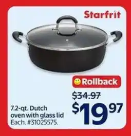 Walmart Starfrit Dutch Oven offer