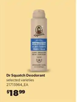 Real Canadian Superstore Dr. Squatch Deodorant offer