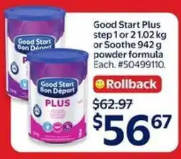 Walmart GOOD START PLUS offer