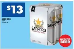 Real Canadian Liquorstore Sapporo Premium Beer offer