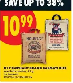 No Frills 817 Elephant Brand Basmati Rice offer