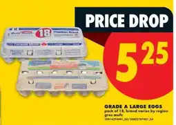 No Frills GRADE A LARGE EGGS offer