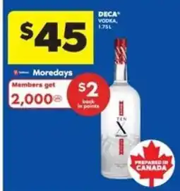 Real Canadian Liquorstore DECA Vodka offer