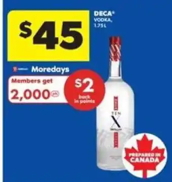 Real Canadian Liquorstore DECA Vodka offer