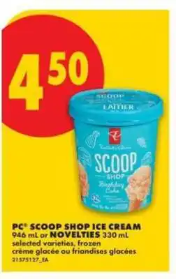 No Frills PC SCOOP SHOP ICE CREAM offer