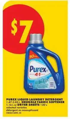 No Frills Purex Liquid Laundry Detergent offer