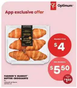 No Frills FARMER'S MARKET BUTTER CROISSANTS offer