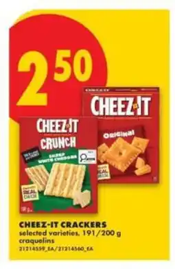 No Frills Cheez-It Crackers offer