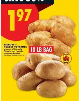 No Frills YELLOW or RUSSET POTATOES offer