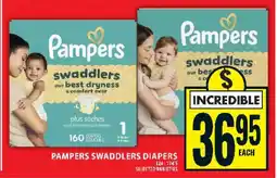 Food Basics Pampers Swaddlers Diapers offer