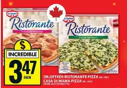 Food Basics DR. OETKER RISTORANTE PIZZA offer