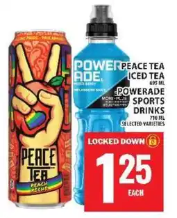 Food Basics Peace Tea Iced Tea / Powerade Sports Drinks offer