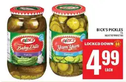 Food Basics BICK’S PICKLES offer
