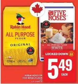 Food Basics ROBIN HOOD or FIVE ROSES FLOUR offer