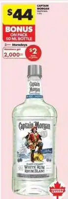 Real Canadian Liquorstore Captain Morgan White Rum offer