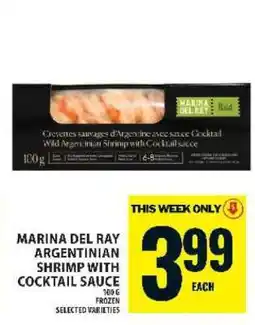 Food Basics Marina Del Ray Argentinian Shrimp with Cocktail Sauce offer