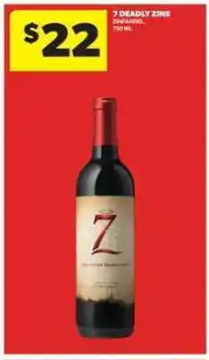 Real Canadian Liquorstore 7 Deadly Zins offer