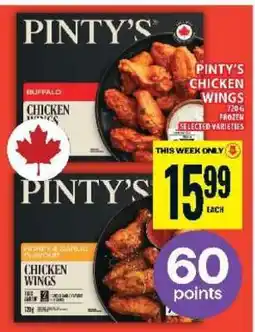 Food Basics Pinty's Chicken Wings offer