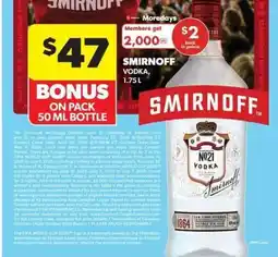 Real Canadian Liquorstore Smirnoff Vodka offer