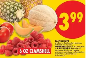 No Frills 6 OZ CLAMSHELL offer