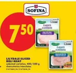 No Frills Lilydale Sliced Deli Meat offer