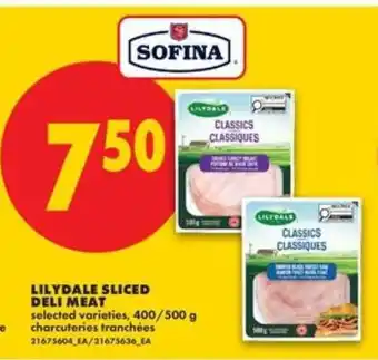 No Frills Lilydale Sliced Deli Meat offer