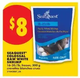 No Frills SEAQUEST COLOSSAL RAW WHITE SHRIMP offer