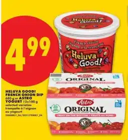 No Frills Heluva Good! French Onion Dip or Astro Yogurt offer