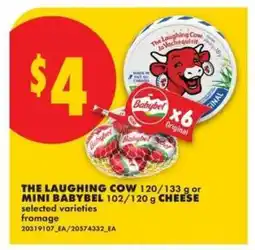 No Frills THE LAUGHING COW or MINI BABYBEL CHEESE offer