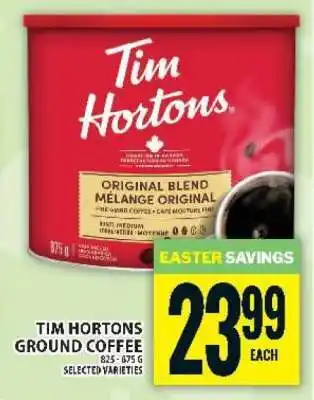 Food Basics TIM HORTONS GROUND COFFEE offer