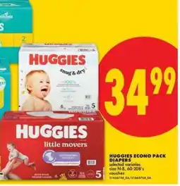 No Frills Huggies Econo Pack Diapers offer