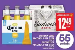 Food Basics Corona Cero Alcohol-Free Beer & Budweiser Alcohol Free Beer offer