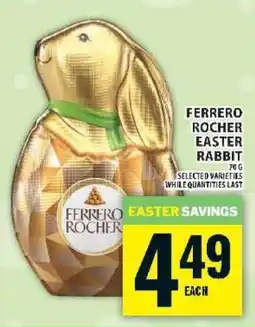 Food Basics Ferrero Rocher Easter Rabbit offer