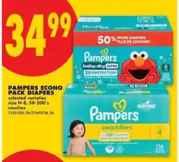 No Frills PAMPERS ECONO PACK DIAPERS offer