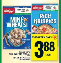 Food Basics Kellogg's Mini-Wheats Cereal offer